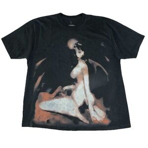 Travis Scott T Shirt XXL Faded Black Coachella 2025 Weekend 2 Exclusive‎ NEW